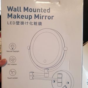 Chrome Wall Mounted LED Mirror